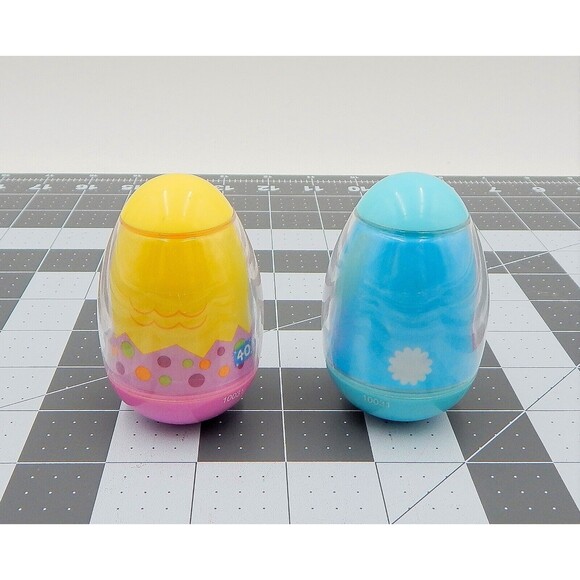 Playskool Weebles Spring Basket Figures Blue Bunny 39 Chick 40 Pair - Picture 3 of 6